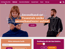 Tablet Screenshot of erikshjalpen.se
